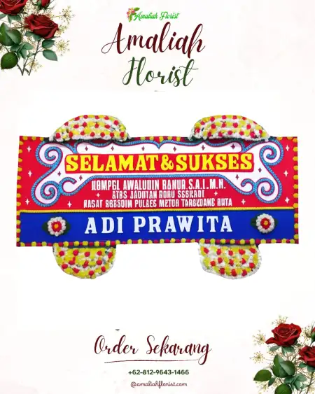 Papan Bunga Ucapan Selamat Bambankerep